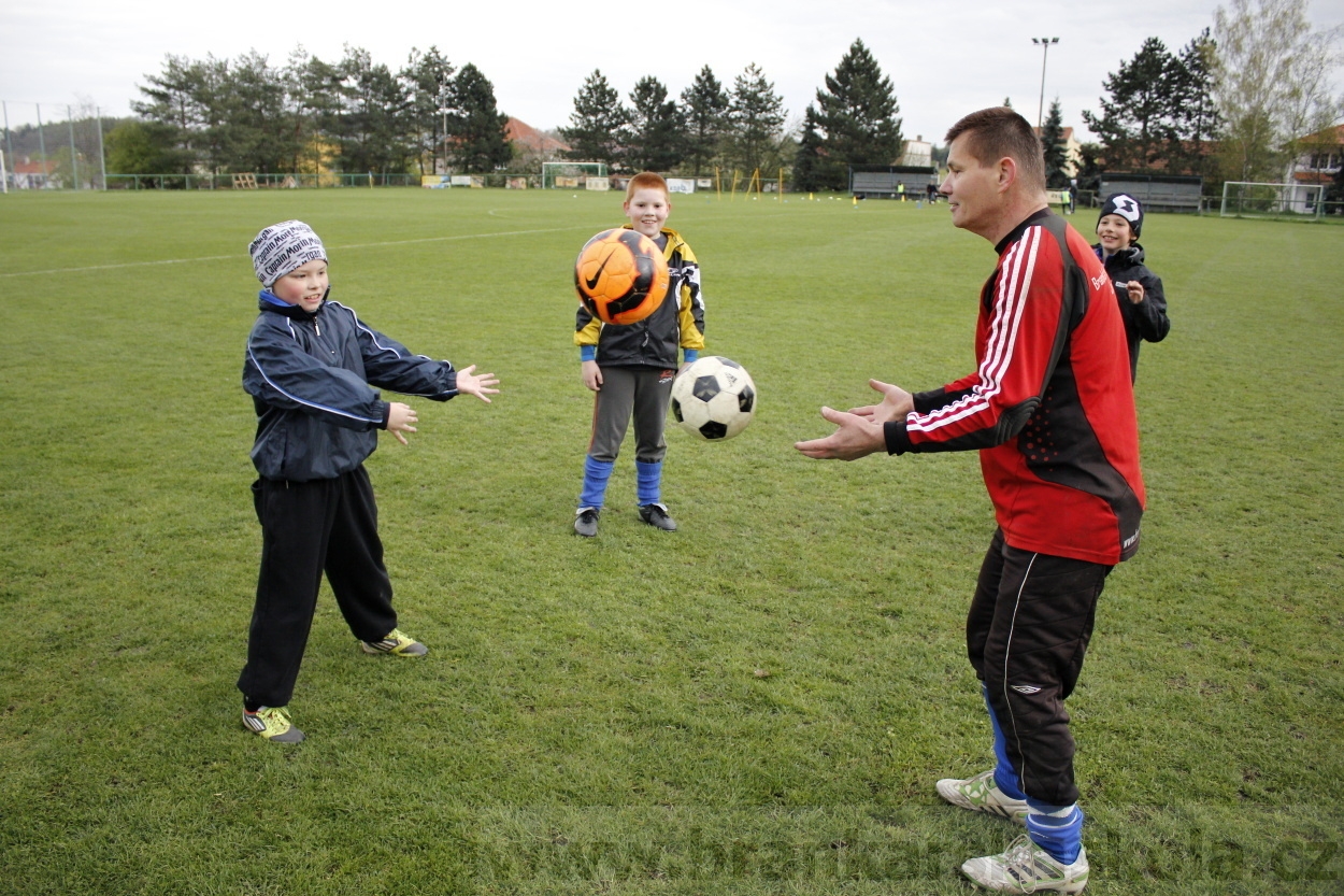 Brankářský trénink BFŠ - TJ Čechie Dubeč - 10.4.2014