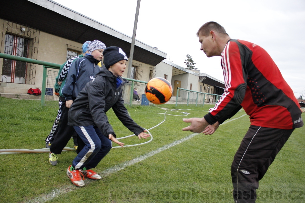 Brankářský trénink BFŠ - TJ Čechie Dubeč - 10.4.2014