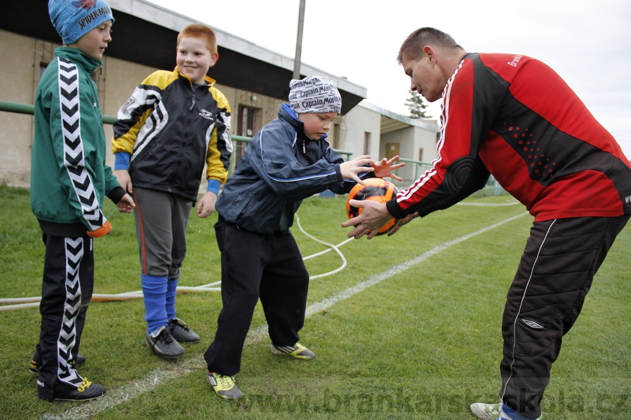Brankářský trénink BFŠ - TJ Čechie Dubeč - 10.4.2014