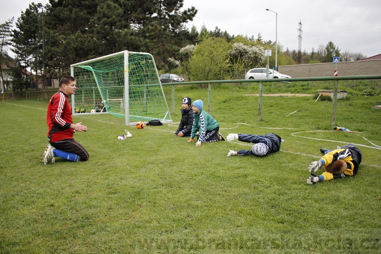 Brankářský trénink BFŠ - TJ Čechie Dubeč - 10.4.2014