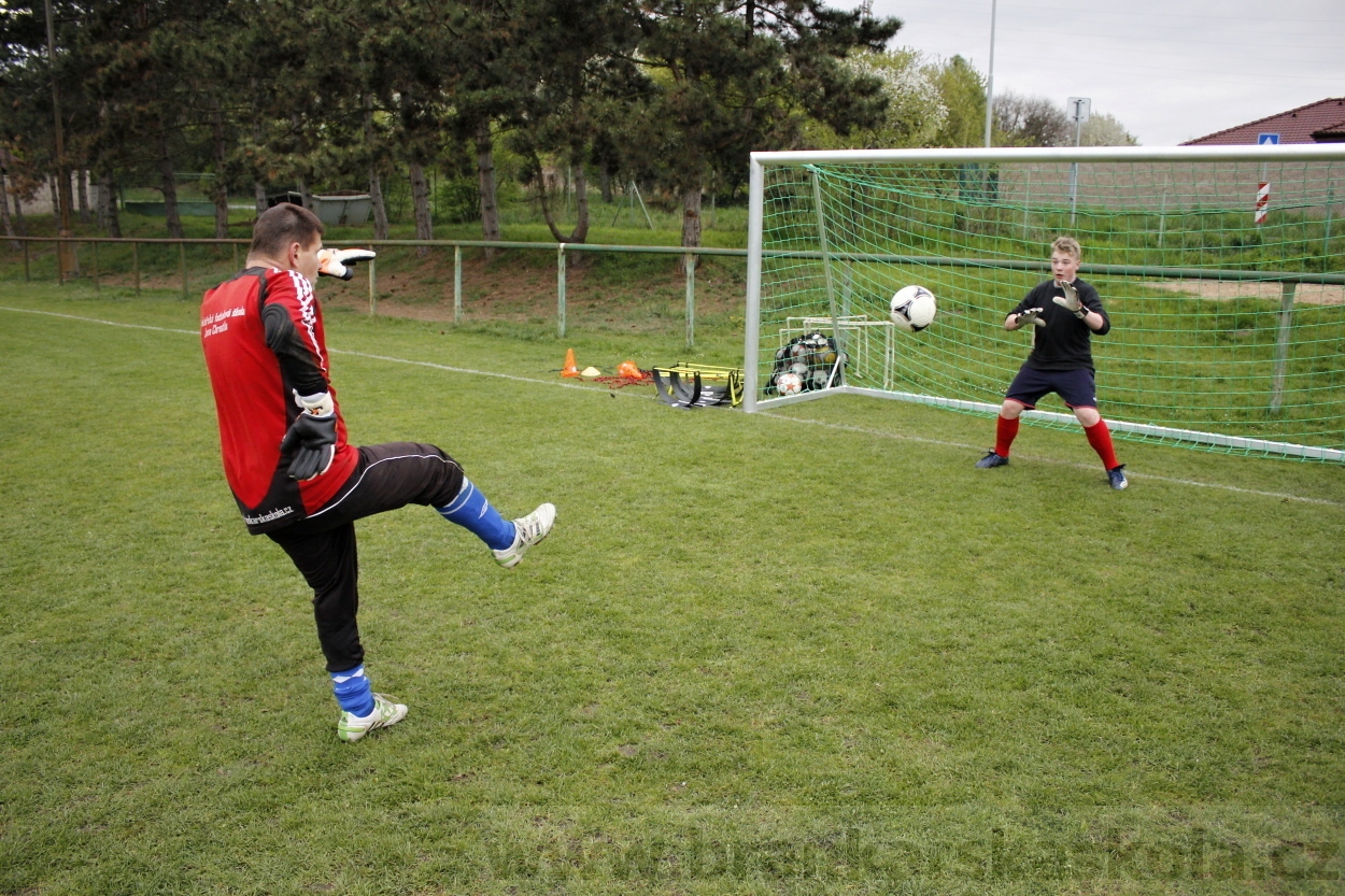 Brankářský trénink BFŠ - TJ Čechie Dubeč - 10.4.2014