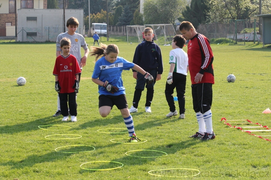 Tr�nink SK Slovan Kunratice (Pond�l�, 18.4.2010)