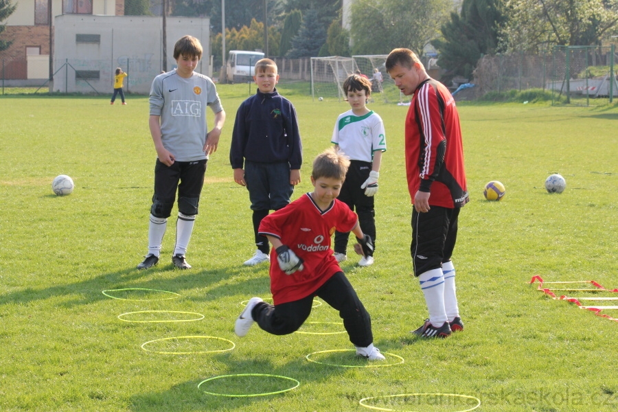 Tr�nink SK Slovan Kunratice (Pond�l�, 18.4.2010)