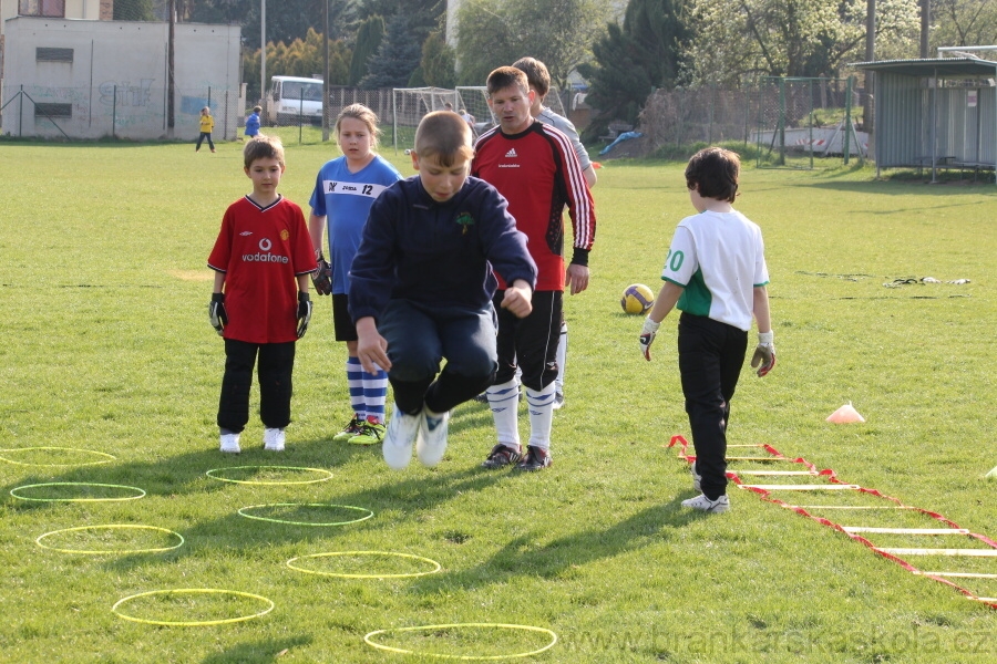 Tr�nink SK Slovan Kunratice (Pond�l�, 18.4.2010)