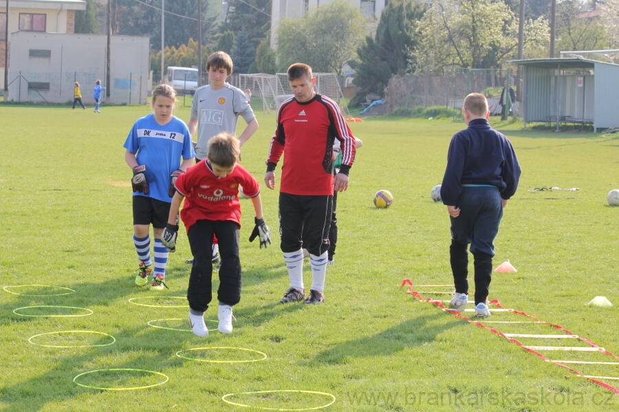 Tr�nink SK Slovan Kunratice (Pond�l�, 18.4.2010)