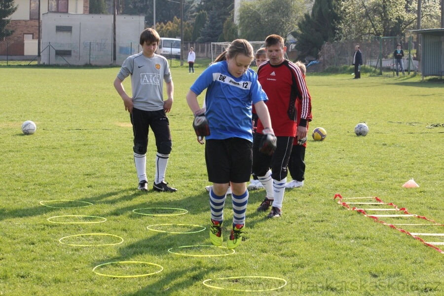 Tr�nink SK Slovan Kunratice (Pond�l�, 18.4.2010)