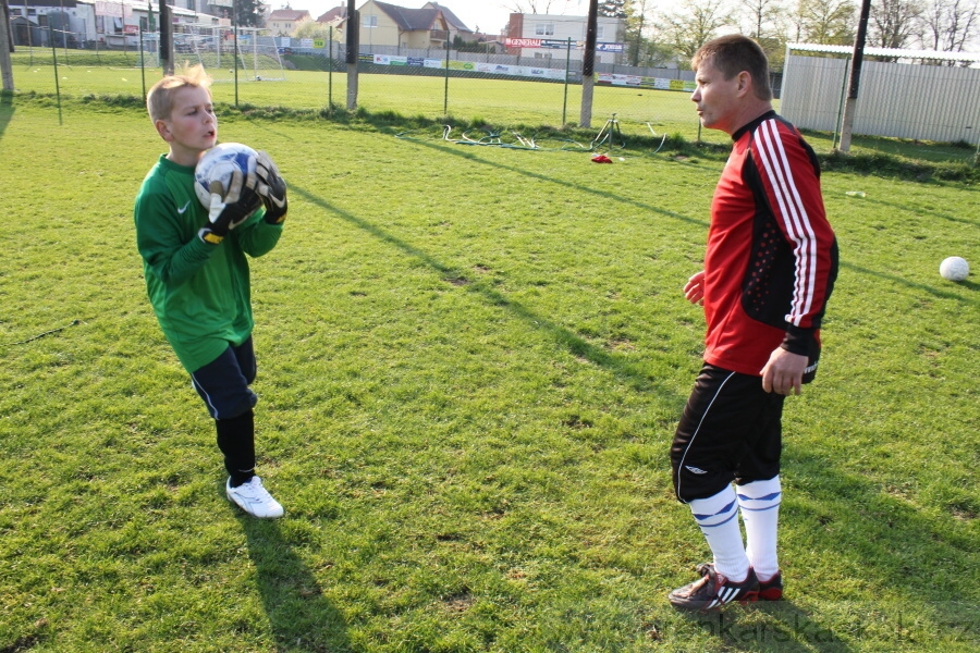 Tr�nink SK Slovan Kunratice (Pond�l�, 18.4.2010)