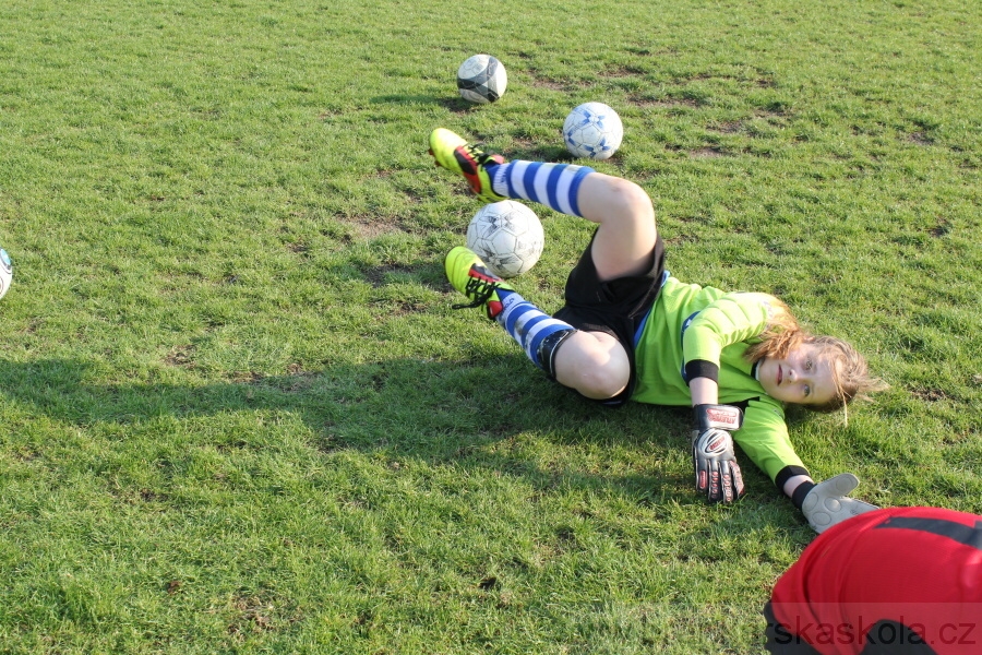 Tr�nink SK Slovan Kunratice (Pond�l�, 18.4.2010)