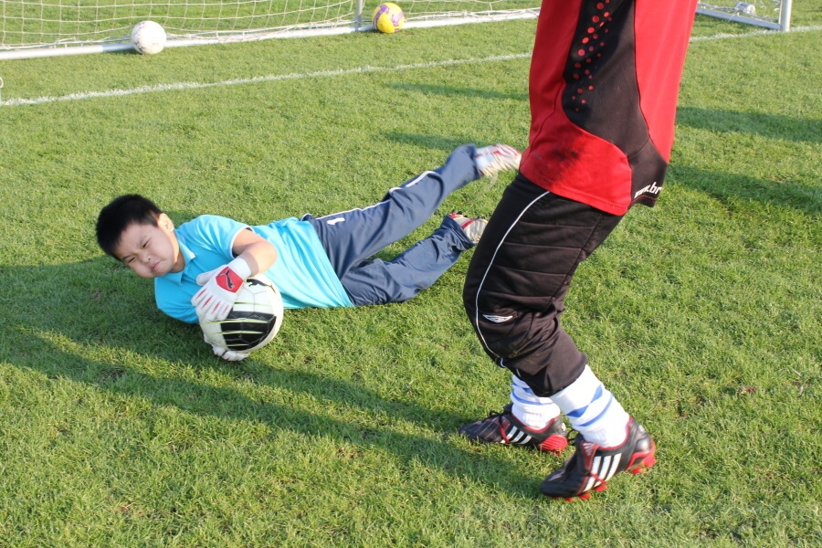 Tr�nink SK Slovan Kunratice (Pond�l�, 18.4.2010)