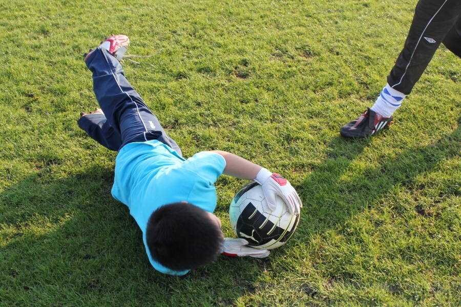 Tr�nink SK Slovan Kunratice (Pond�l�, 18.4.2010)