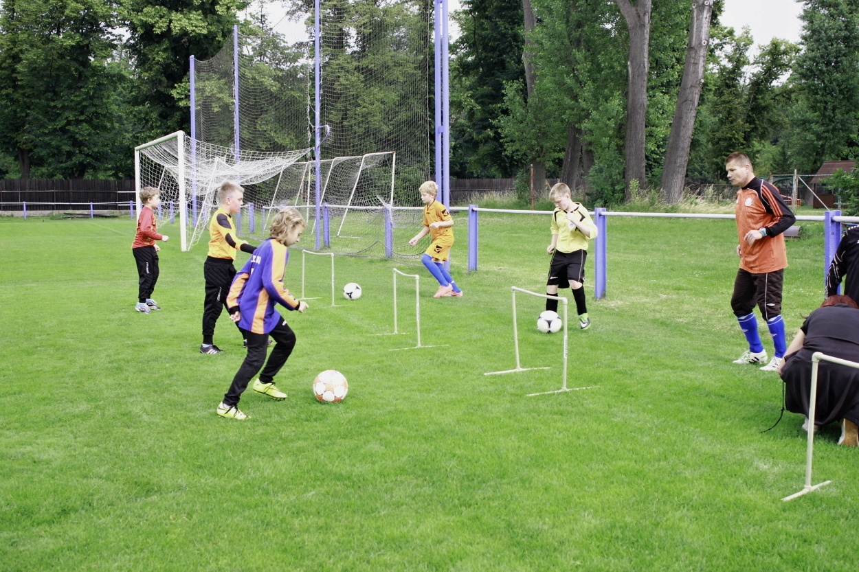 Brankářský trénink BFŠ - TJ AFK Nymburk - 17.6.2014