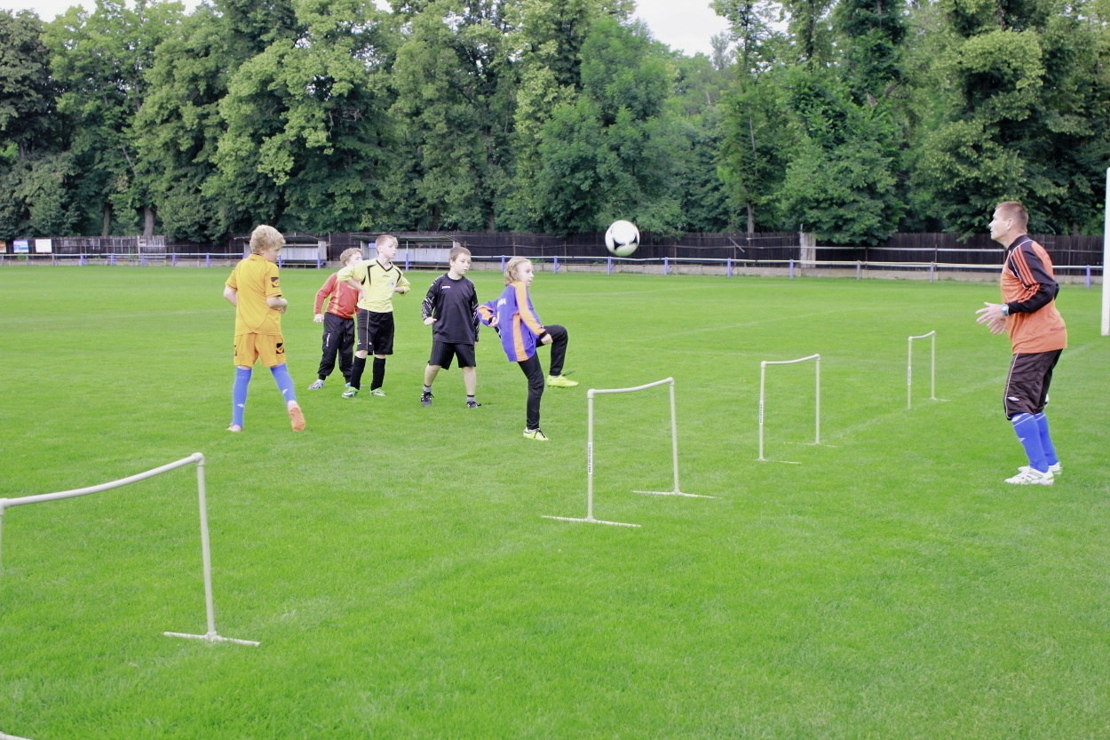 Brankářský trénink BFŠ - TJ AFK Nymburk - 17.6.2014