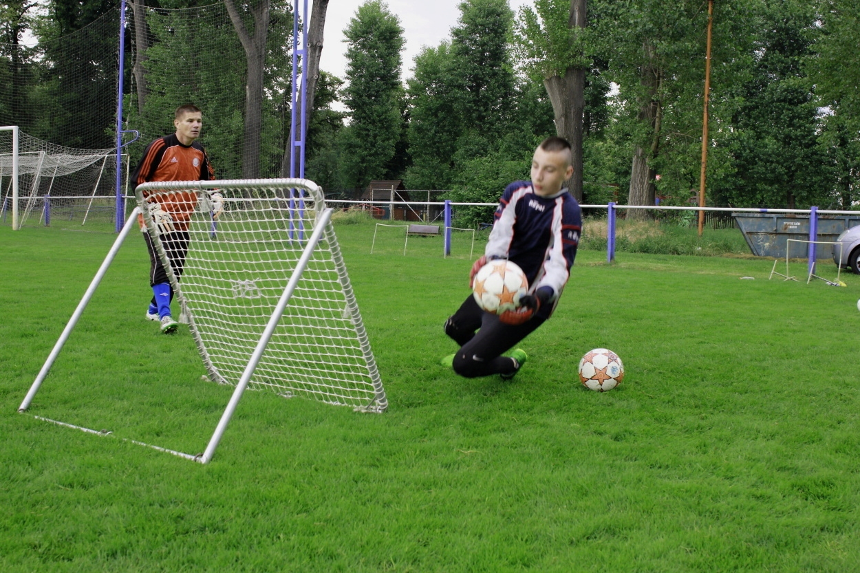 Brankářský trénink BFŠ - TJ AFK Nymburk - 17.6.2014