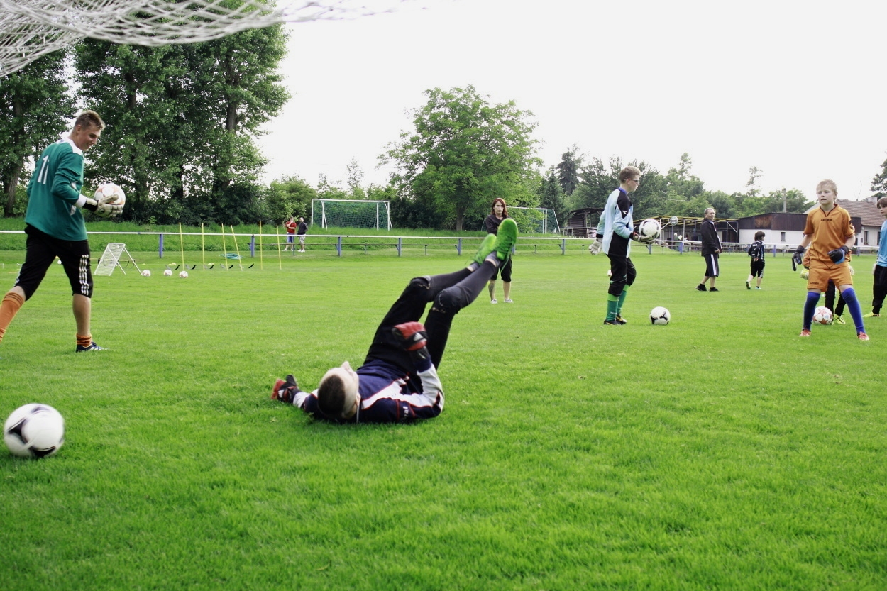 Brankářský trénink BFŠ - TJ AFK Nymburk - 17.6.2014