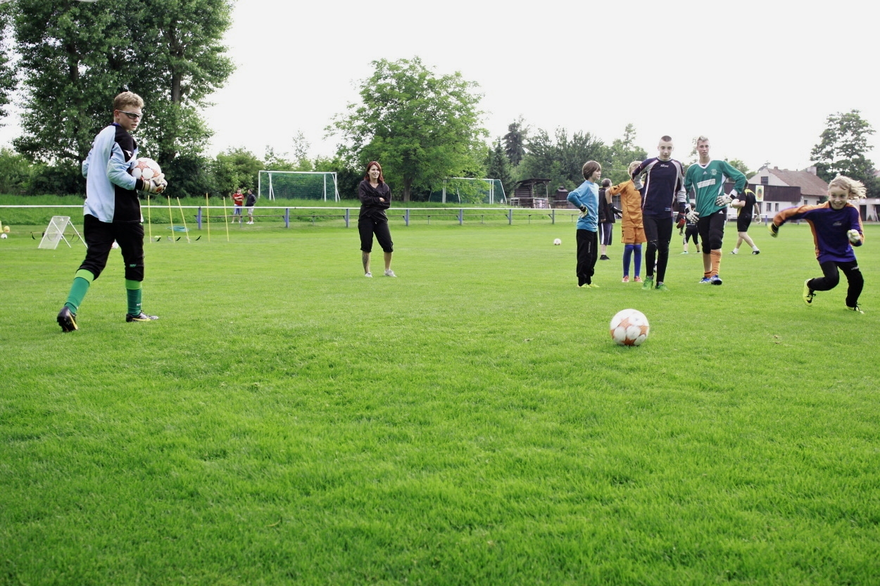 Brankářský trénink BFŠ - TJ AFK Nymburk - 17.6.2014