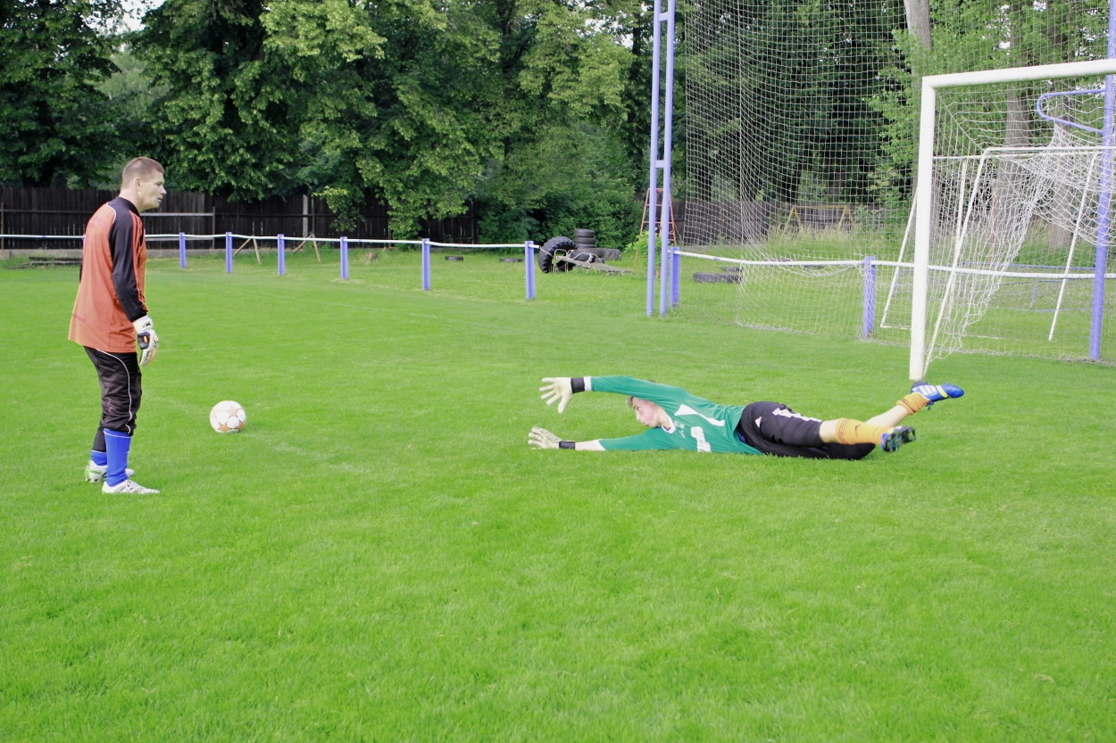 Brankářský trénink BFŠ - TJ AFK Nymburk - 17.6.2014