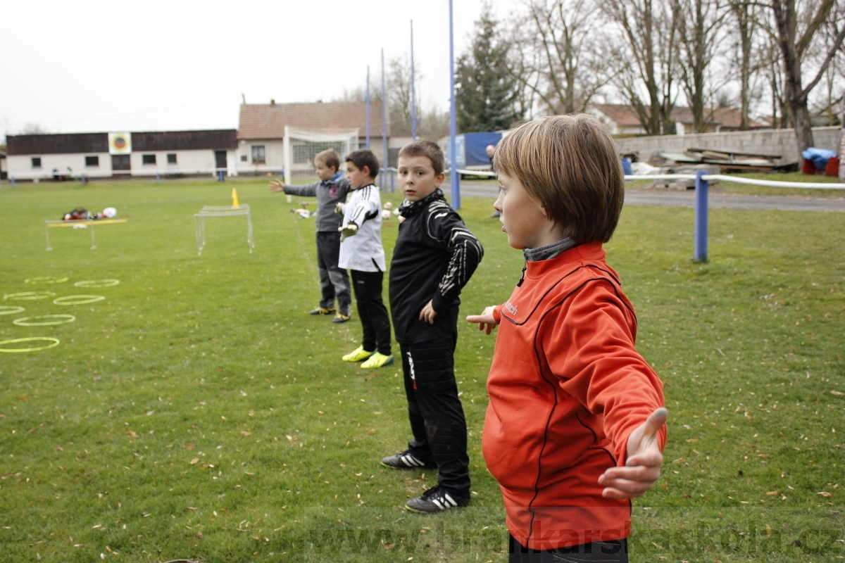 Brankářský trénink BFŠ - TJ AFK Nymburk - 18.3.2014
