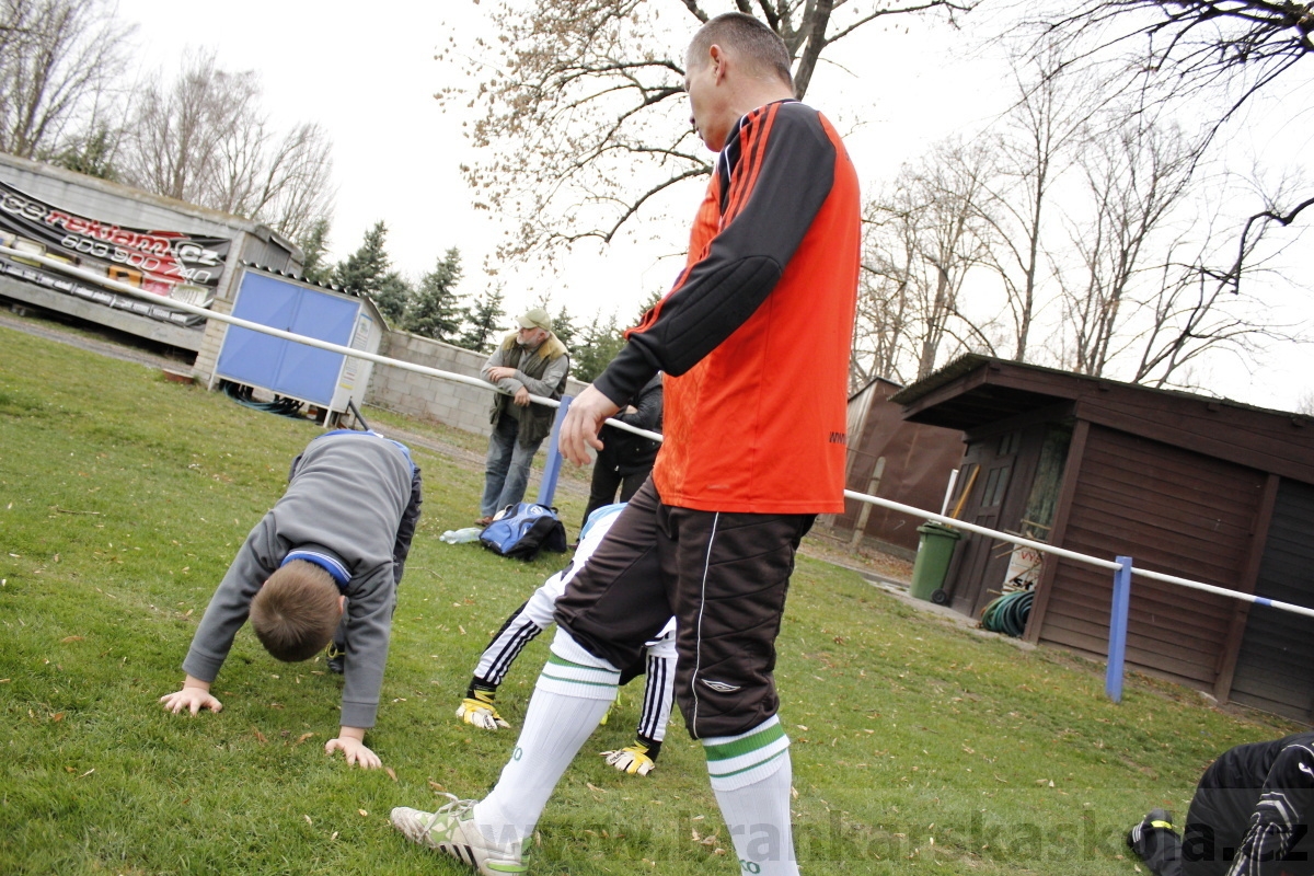 Brankářský trénink BFŠ - TJ AFK Nymburk - 18.3.2014