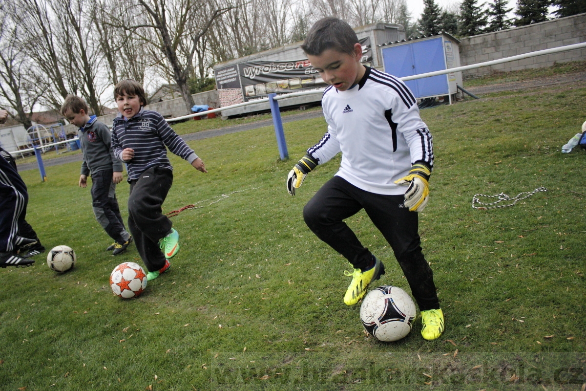 Brankářský trénink BFŠ - TJ AFK Nymburk - 18.3.2014