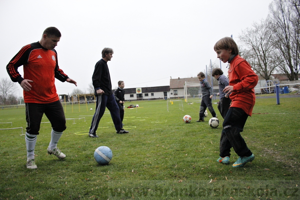 Brankářský trénink BFŠ - TJ AFK Nymburk - 18.3.2014