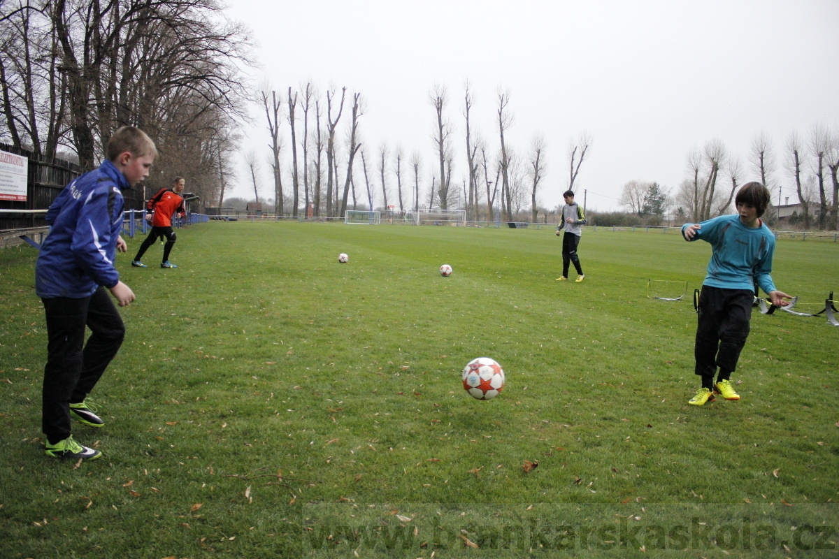 Brankářský trénink BFŠ - TJ AFK Nymburk - 18.3.2014
