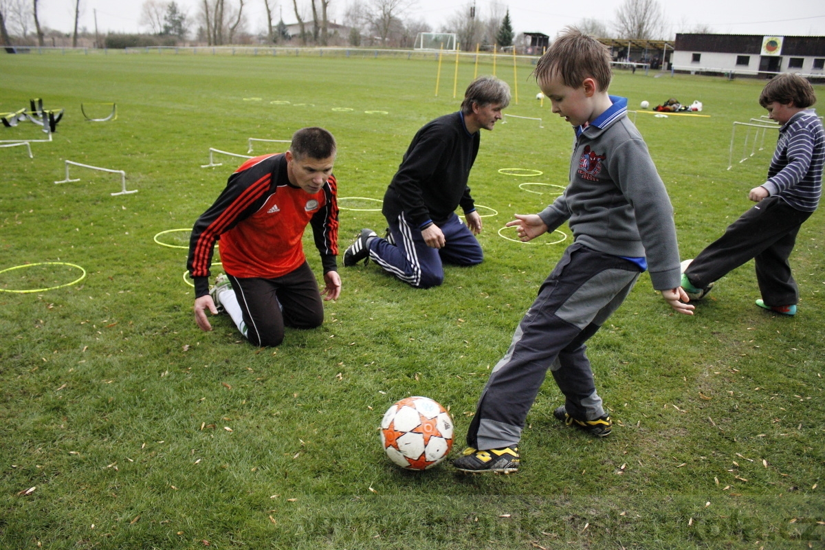 Brankářský trénink BFŠ - TJ AFK Nymburk - 18.3.2014