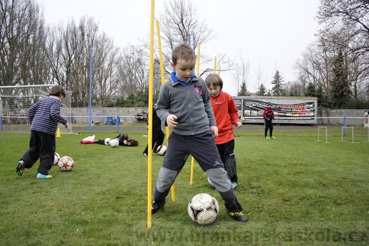 Brankářský trénink BFŠ - TJ AFK Nymburk - 18.3.2014