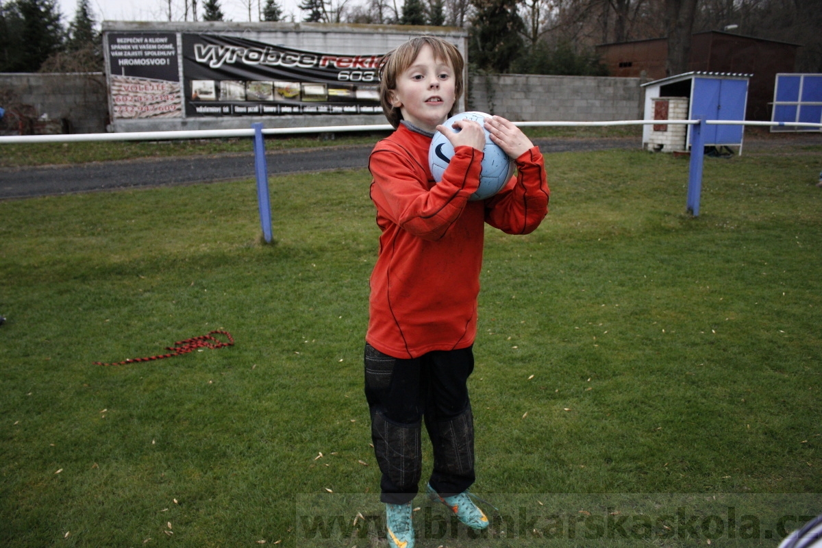 Brankářský trénink BFŠ - TJ AFK Nymburk - 18.3.2014