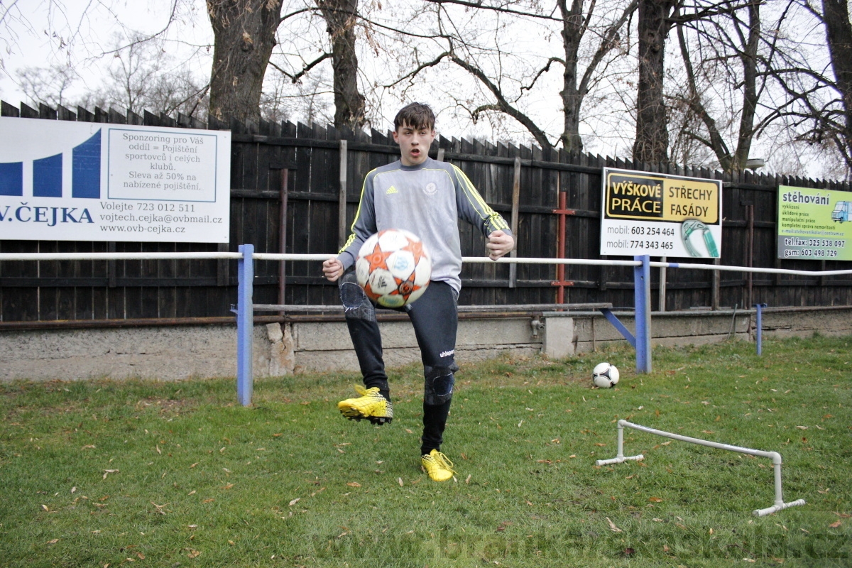 Brankářský trénink BFŠ - TJ AFK Nymburk - 18.3.2014