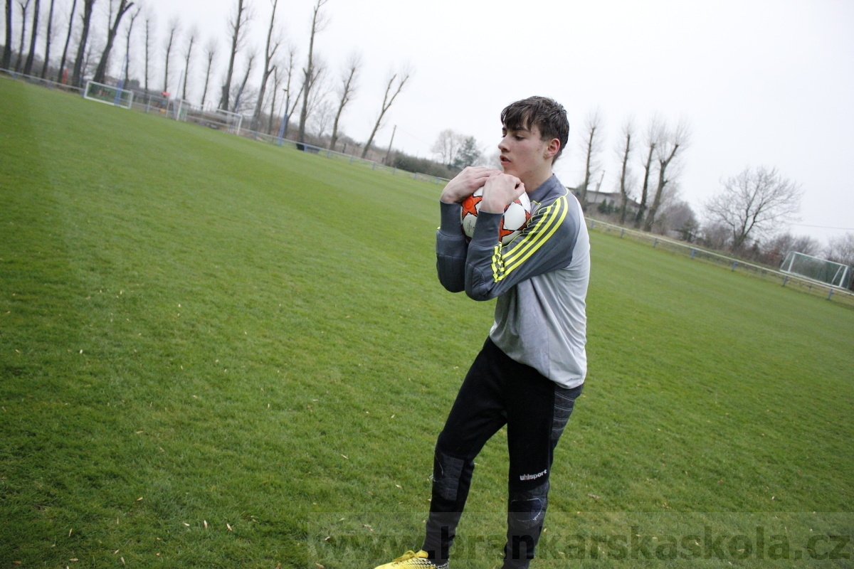 Brankářský trénink BFŠ - TJ AFK Nymburk - 18.3.2014