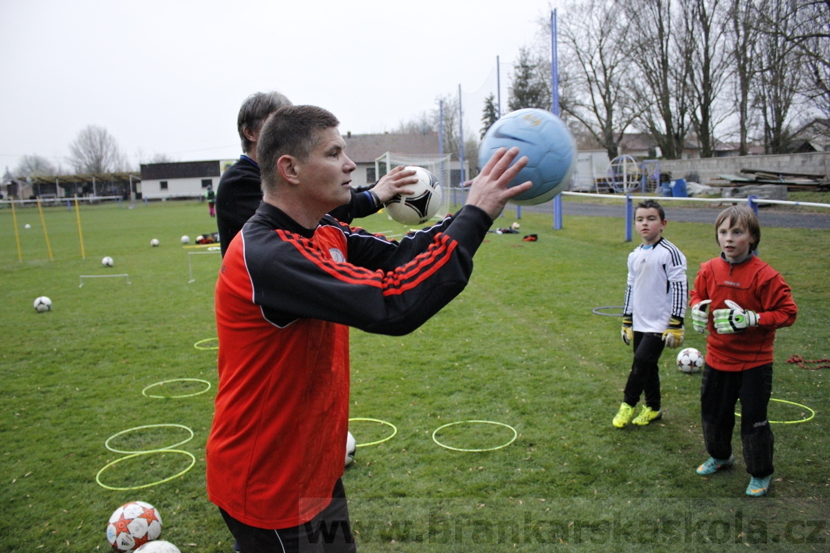 Brankářský trénink BFŠ - TJ AFK Nymburk - 18.3.2014