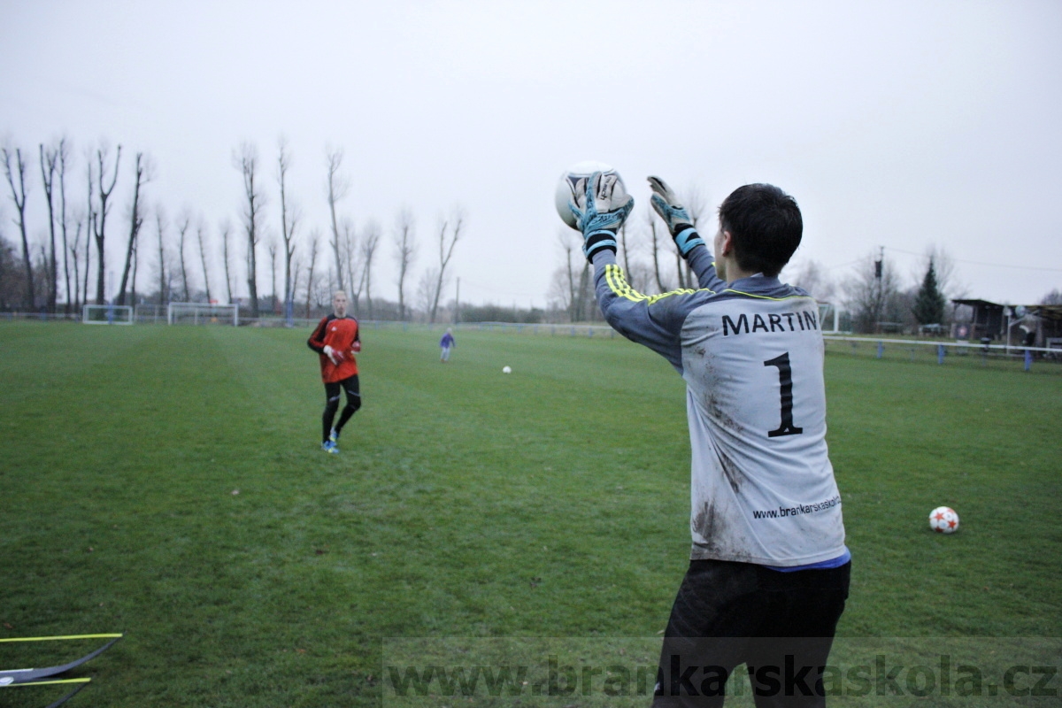 Brankářský trénink BFŠ - TJ AFK Nymburk - 18.3.2014