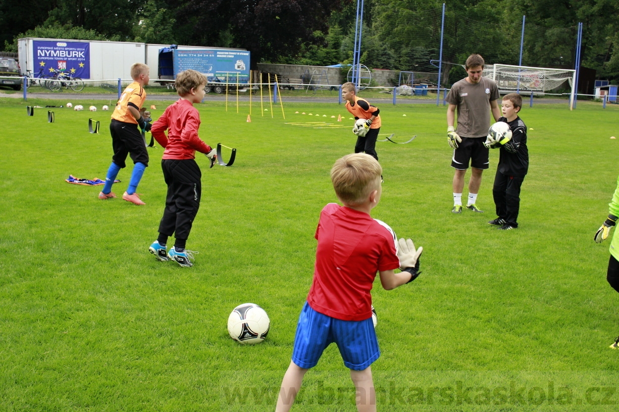 Brankářský trénink BFŠ - TJ AFK Nymburk - 24.6.2014