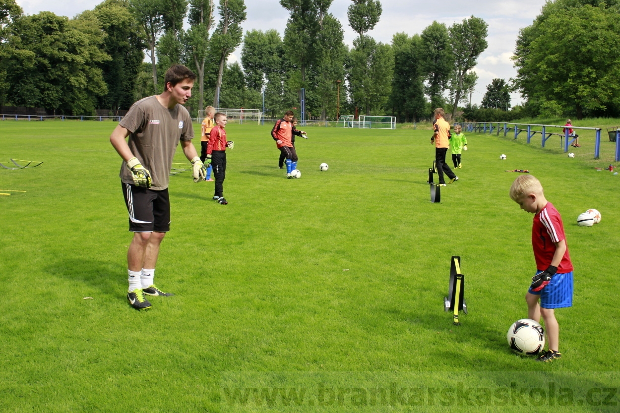 Brankářský trénink BFŠ - TJ AFK Nymburk - 24.6.2014