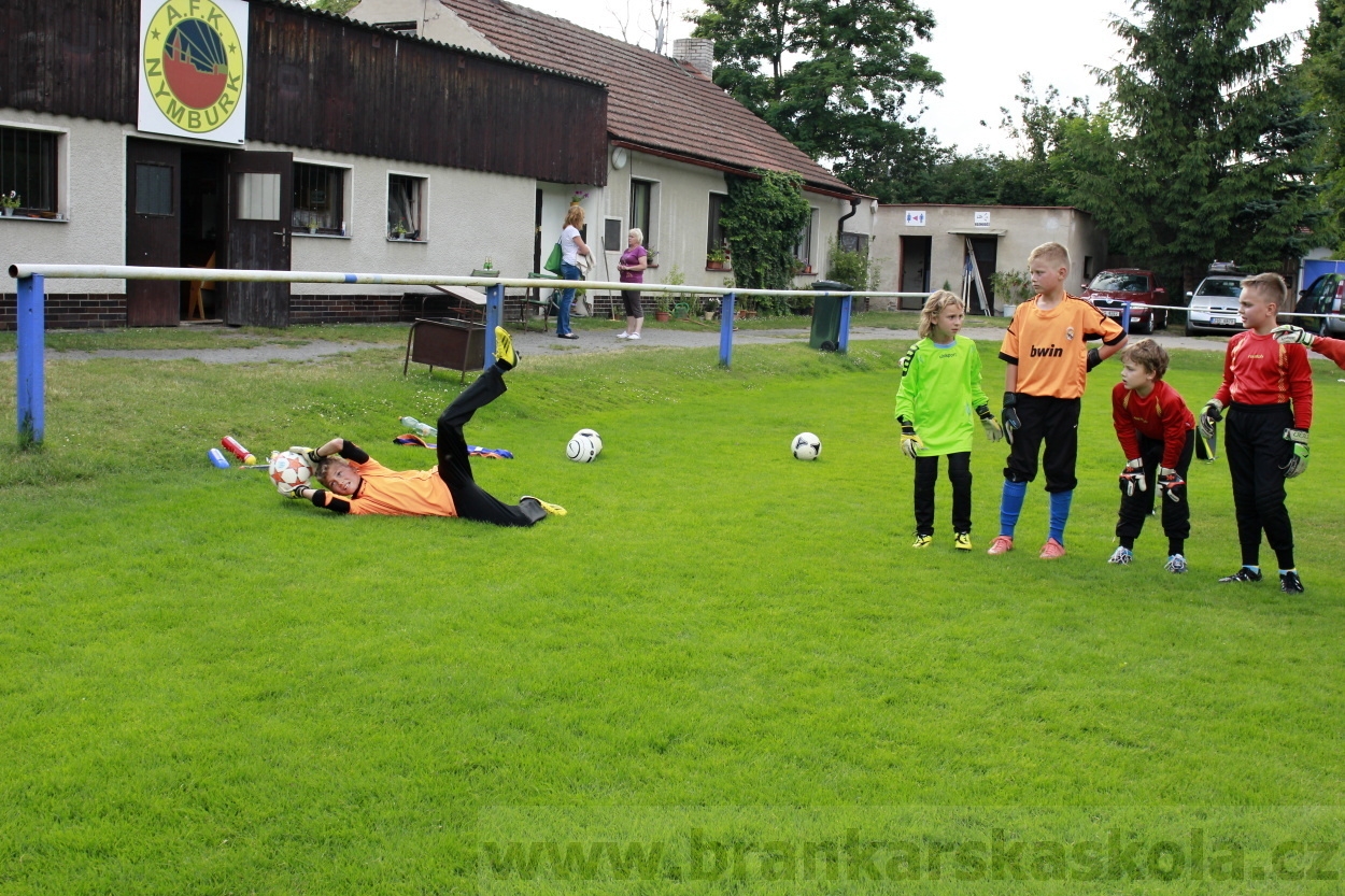 Brankářský trénink BFŠ - TJ AFK Nymburk - 24.6.2014