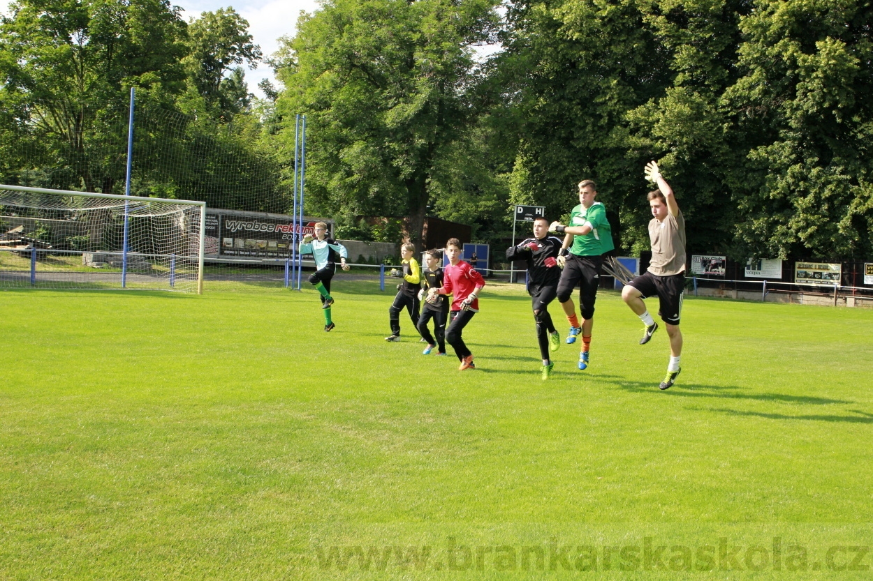 Brankářský trénink BFŠ - TJ AFK Nymburk - 24.6.2014