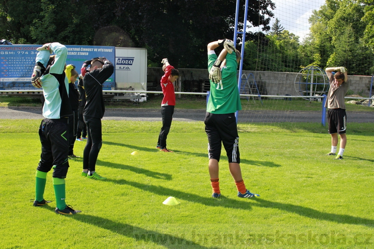 Brankářský trénink BFŠ - TJ AFK Nymburk - 24.6.2014