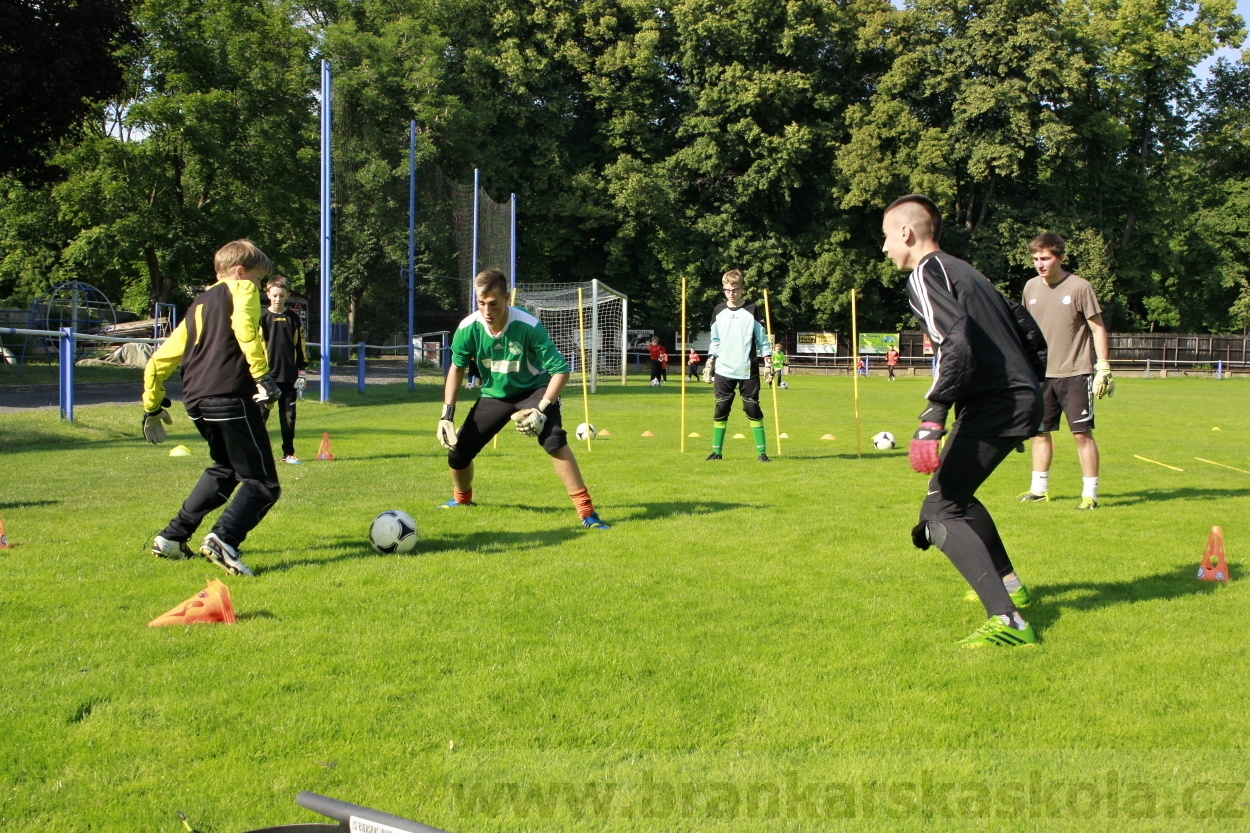 Brankářský trénink BFŠ - TJ AFK Nymburk - 24.6.2014