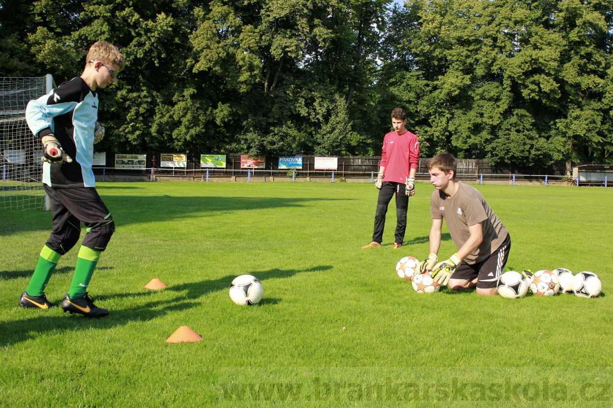 Brankářský trénink BFŠ - TJ AFK Nymburk - 24.6.2014
