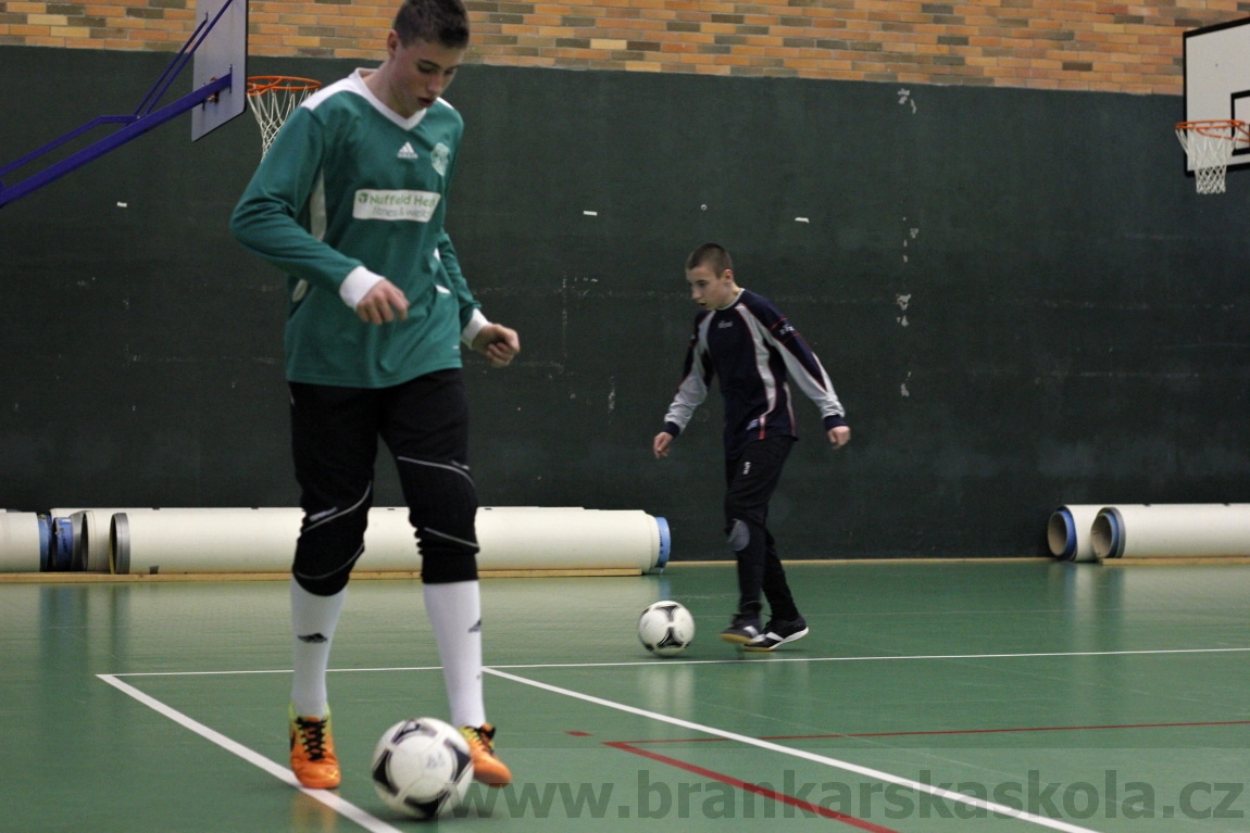 Brankářský trénink BFŠ - TJ AFK Nymburk - 29.1.2014