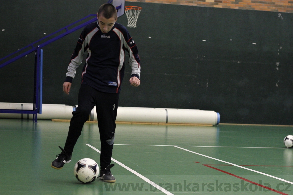 Brankářský trénink BFŠ - TJ AFK Nymburk - 29.1.2014