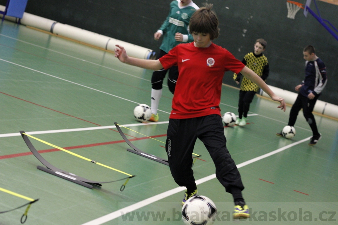 Brankářský trénink BFŠ - TJ AFK Nymburk - 29.1.2014