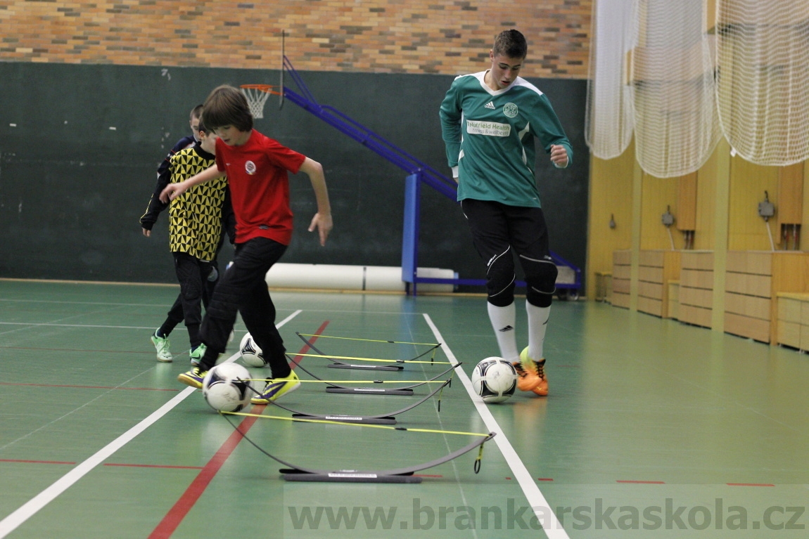 Brankářský trénink BFŠ - TJ AFK Nymburk - 29.1.2014