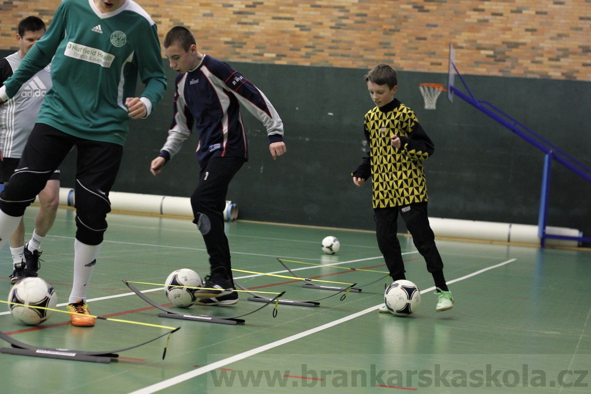 Brankářský trénink BFŠ - TJ AFK Nymburk - 29.1.2014