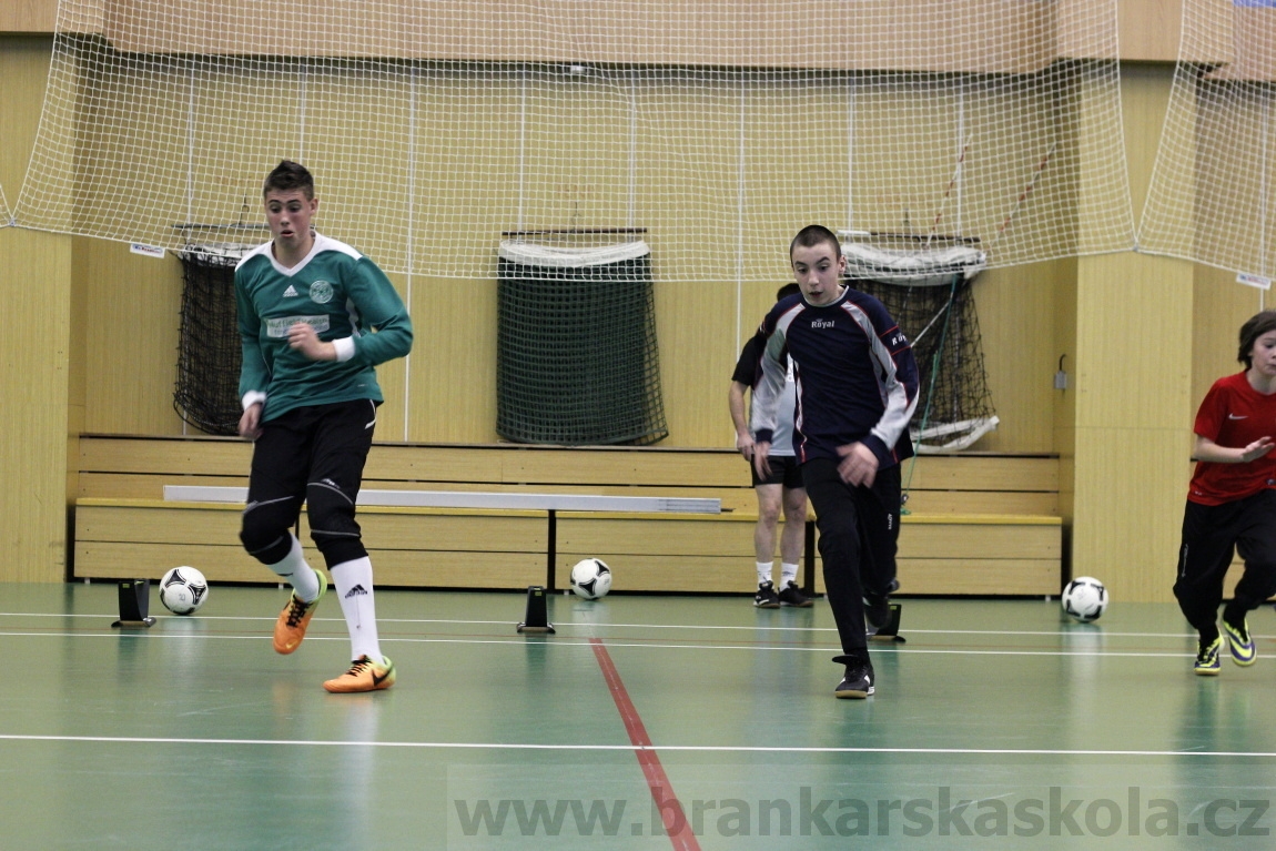 Brankářský trénink BFŠ - TJ AFK Nymburk - 29.1.2014