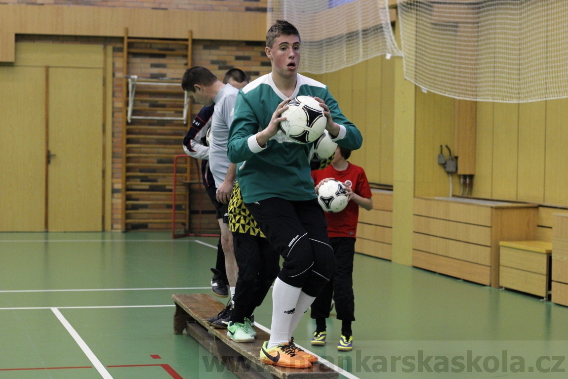 Brankářský trénink BFŠ - TJ AFK Nymburk - 29.1.2014