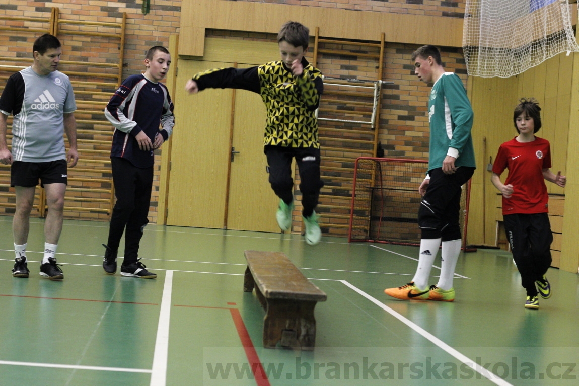 Brankářský trénink BFŠ - TJ AFK Nymburk - 29.1.2014