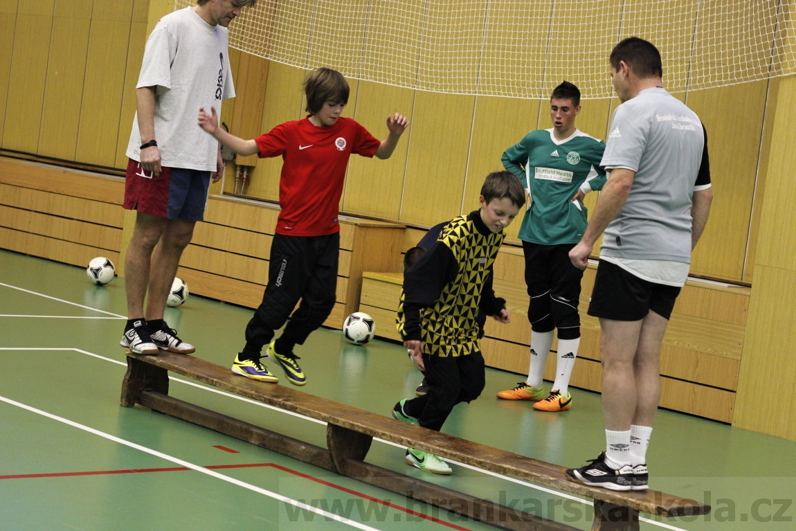 Brankářský trénink BFŠ - TJ AFK Nymburk - 29.1.2014