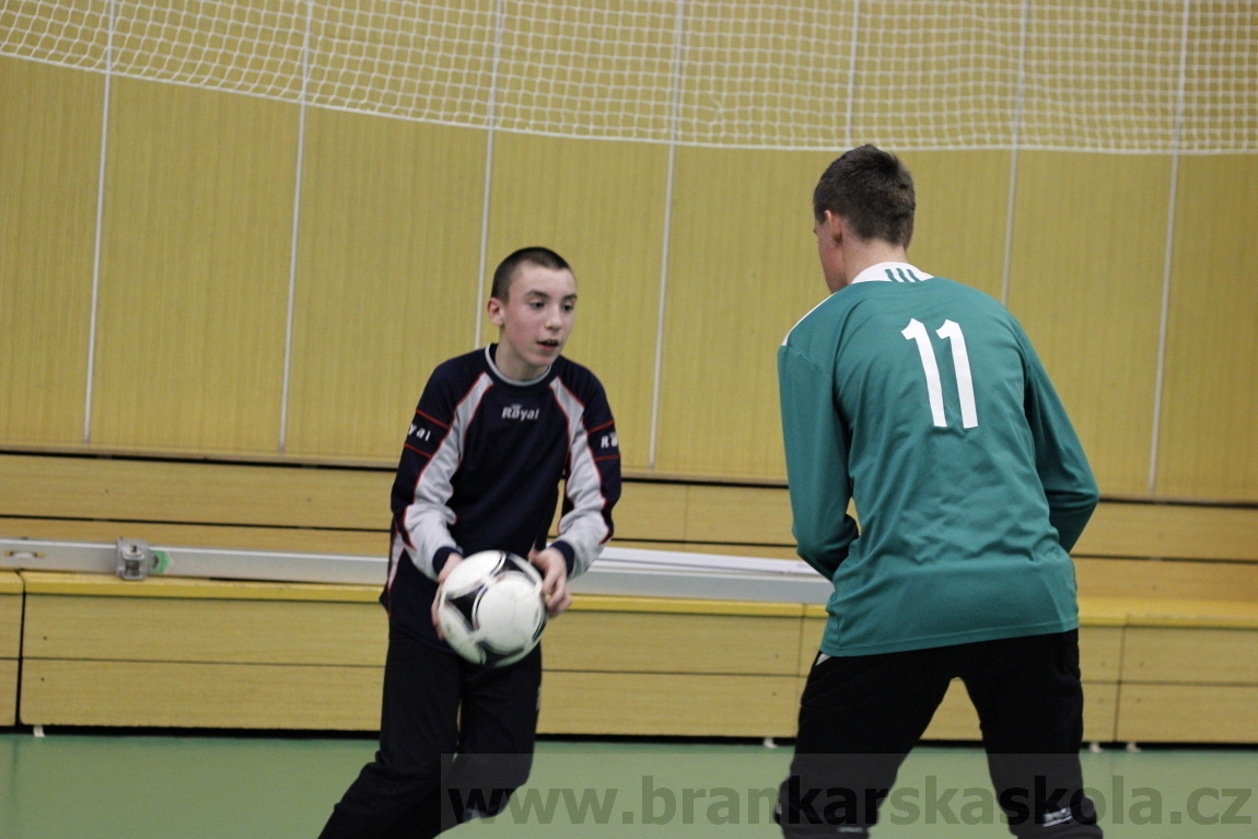 Brankářský trénink BFŠ - TJ AFK Nymburk - 29.1.2014