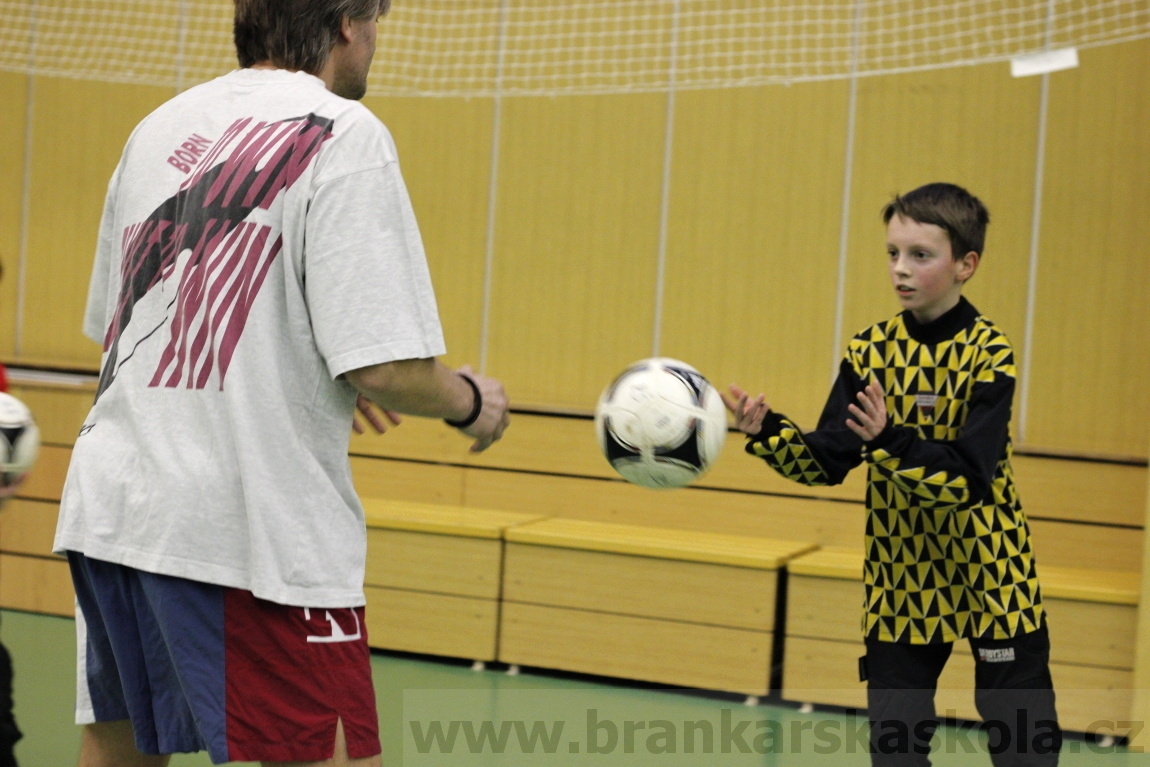 Brankářský trénink BFŠ - TJ AFK Nymburk - 29.1.2014